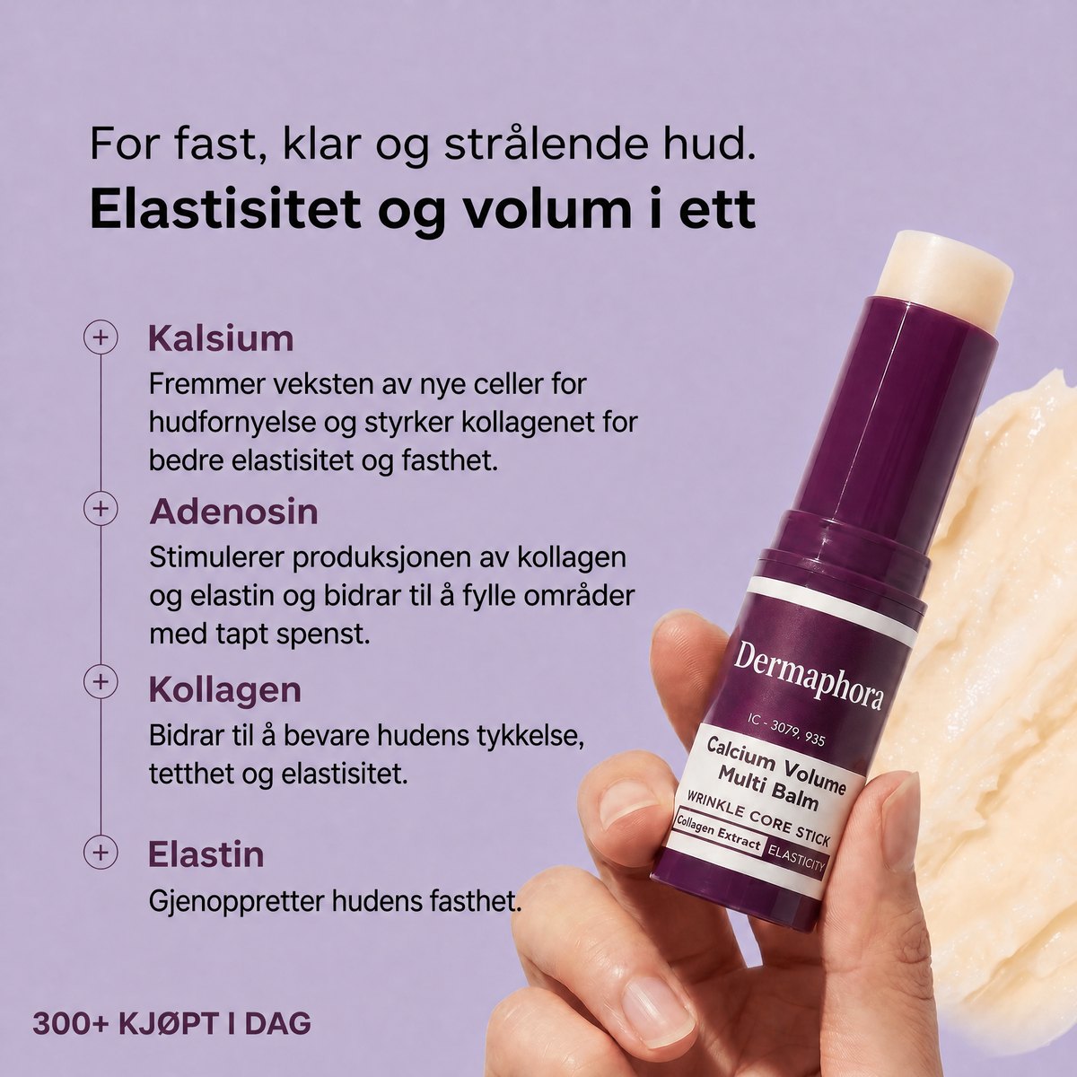 Anti-Age Stick med Kalsium & Kollagen