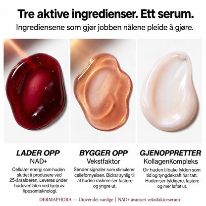 Koreansk NAD+ serum med avanserte vekstfaktorer