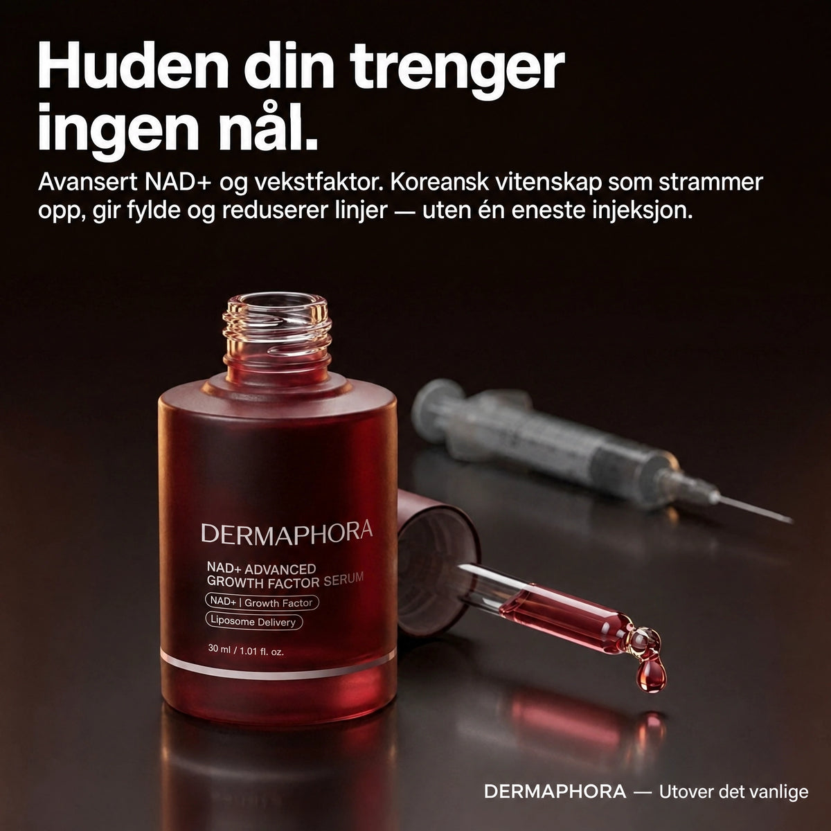Koreansk NAD+ serum med avanserte vekstfaktorer