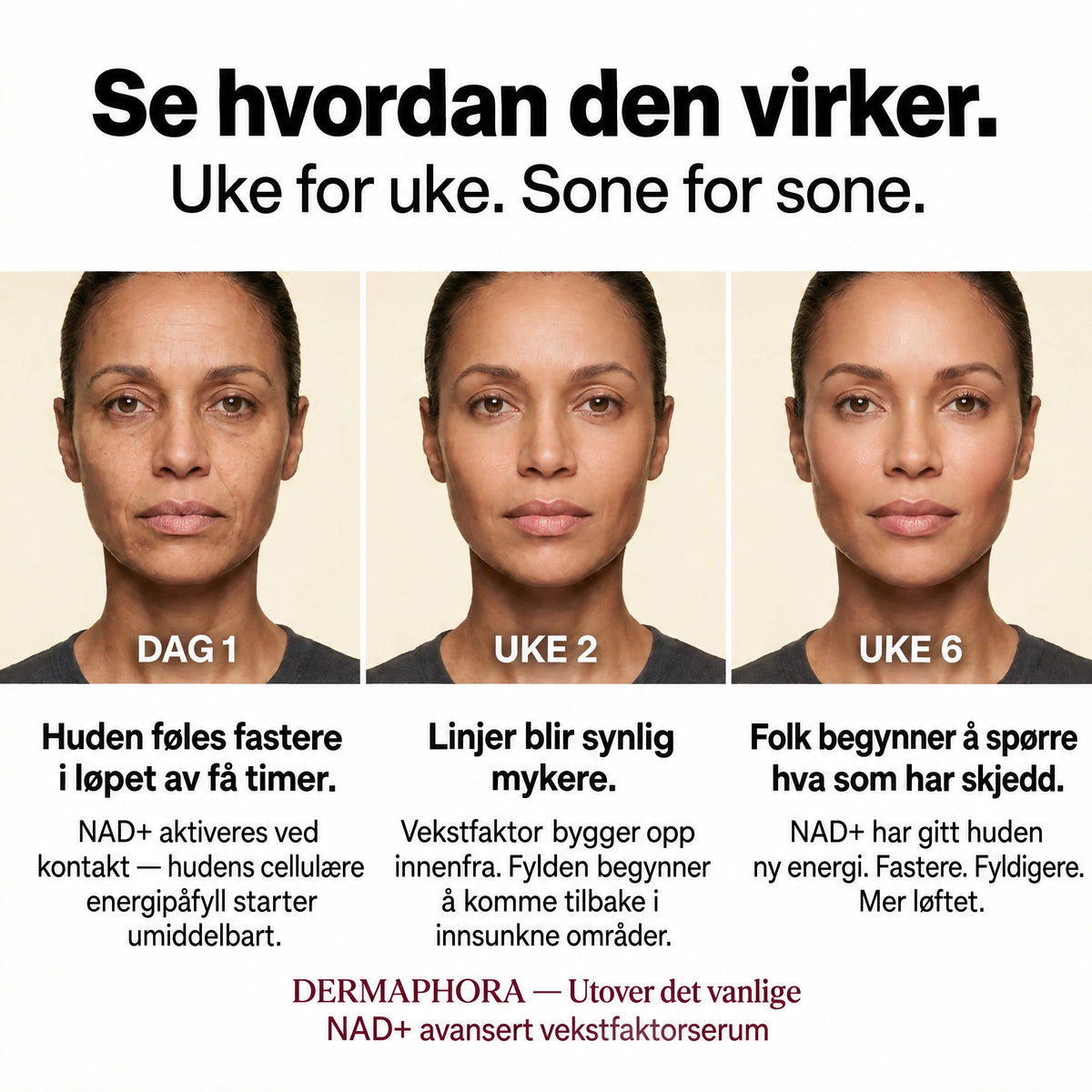 Koreansk NAD+ serum med avanserte vekstfaktorer