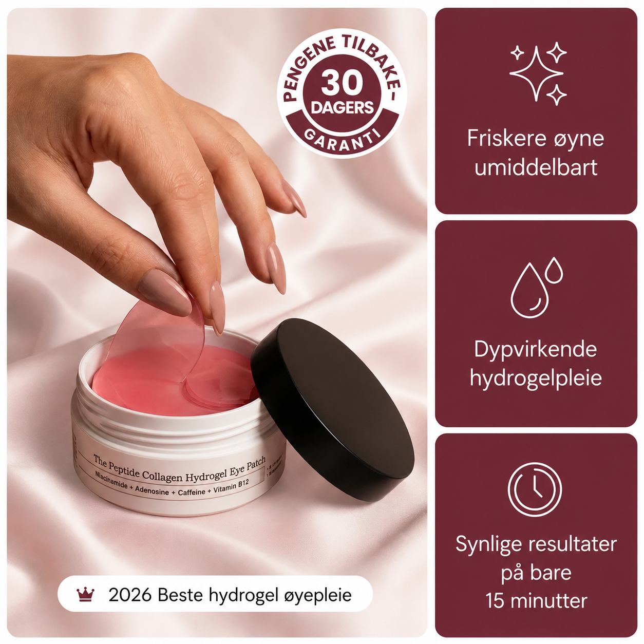 Kollagen Øyepatcher (60 stk)